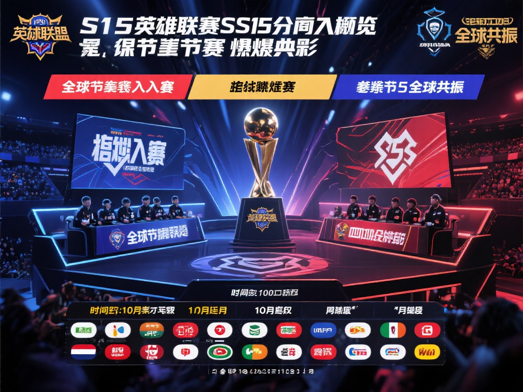 英雄联盟S15全球总决赛赛程公布，顶级较量燃爆激情！